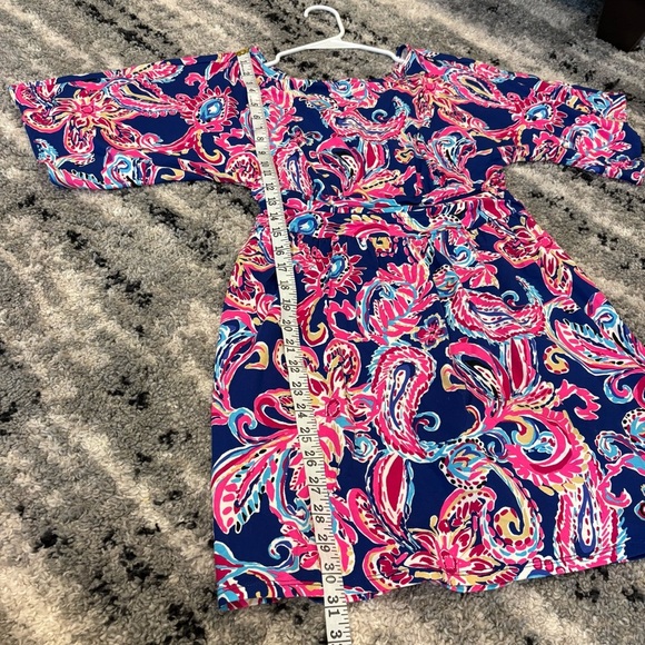 Lilly Pulitzer Perigi Boat Neck Romper Paisley Print Dress Small - Picture 13 of 14